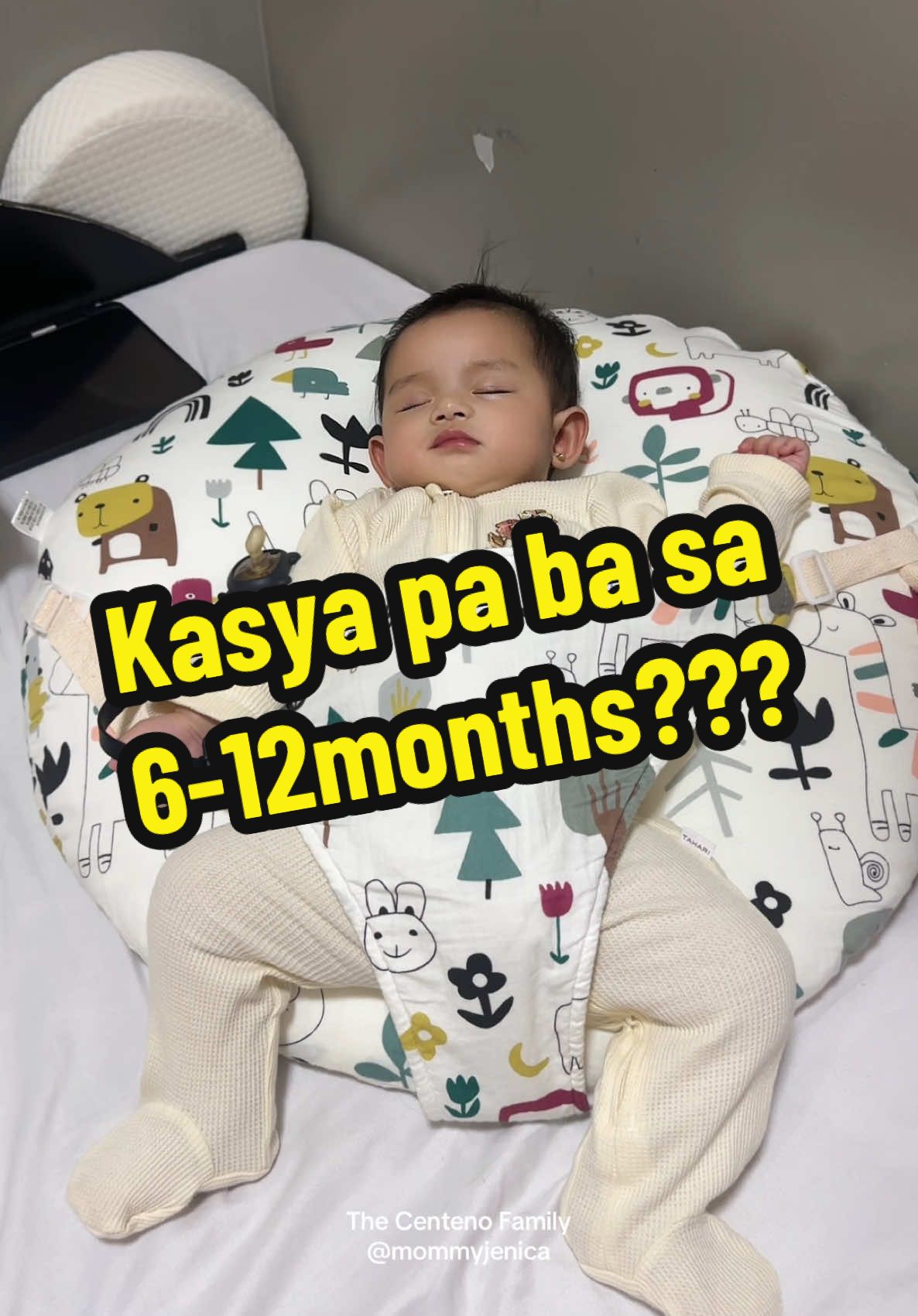 Replying to @mia jho Gamit na gamit namin until now! #antispittingpillow #babypillow #nursingpillow #nursingpillowforfeeding #baby 