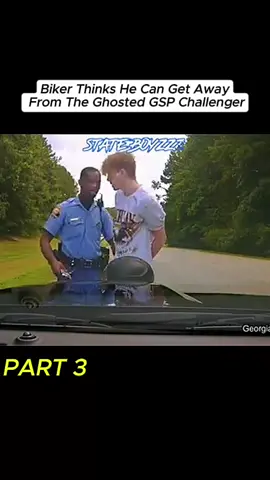 Biker Thinks He Can Get Away From The Ghosted GSP Challenger #cops #copsoftiktok #copsontiktok #police #policeofficer #policeoftiktok #bodycam #crime #truecrimetik