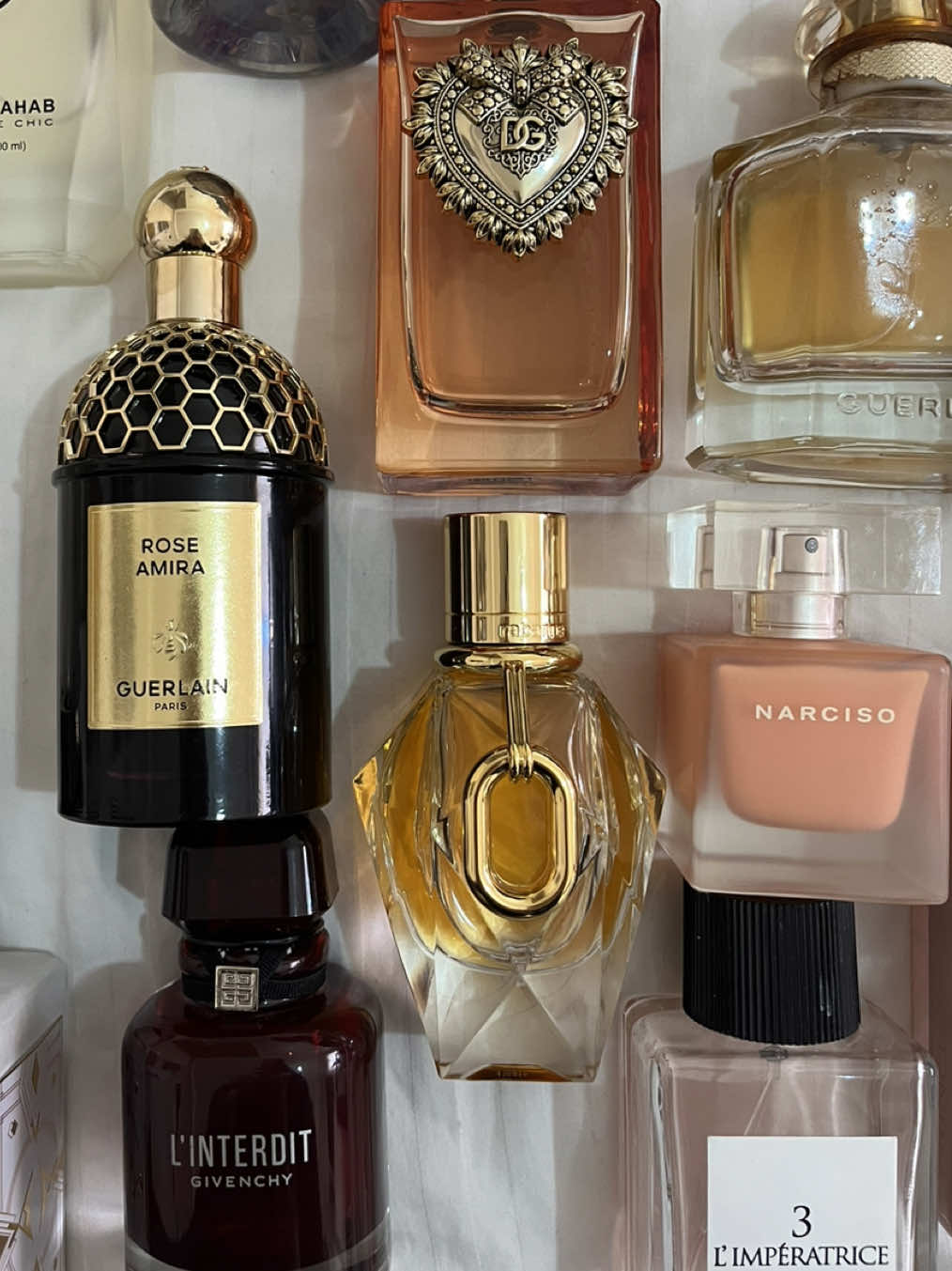 Sorry not sorry 🤤 #perfumetiktok  #fragrancetiktok #perfumetok #perfumecollection #beautytoks #fragrancetok #smellgoodallday #fyp #girlproblems #perfumes #perfumeobsession #guerlain #ladymillion #narciso #givenchy #interdit #dolcegabbana #devotion #lancome #lataffa #lattafa #lattafaperfume #armani #victoria #yara #vanilla #viralvideos #explore 