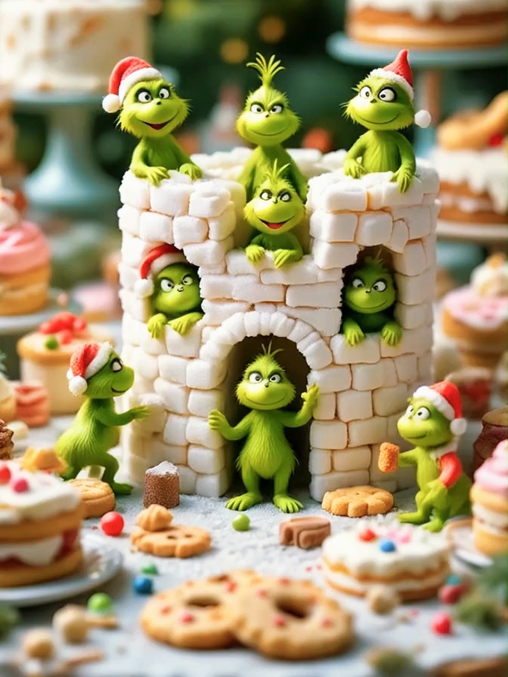 Grinch World Part II #cute #grinch #grinchoftiktok  #christmas #merrychristmas #xmas #christmastree #festivefun #winter #christmasmagic #fyp #mustwatch #viralvideos #ai 