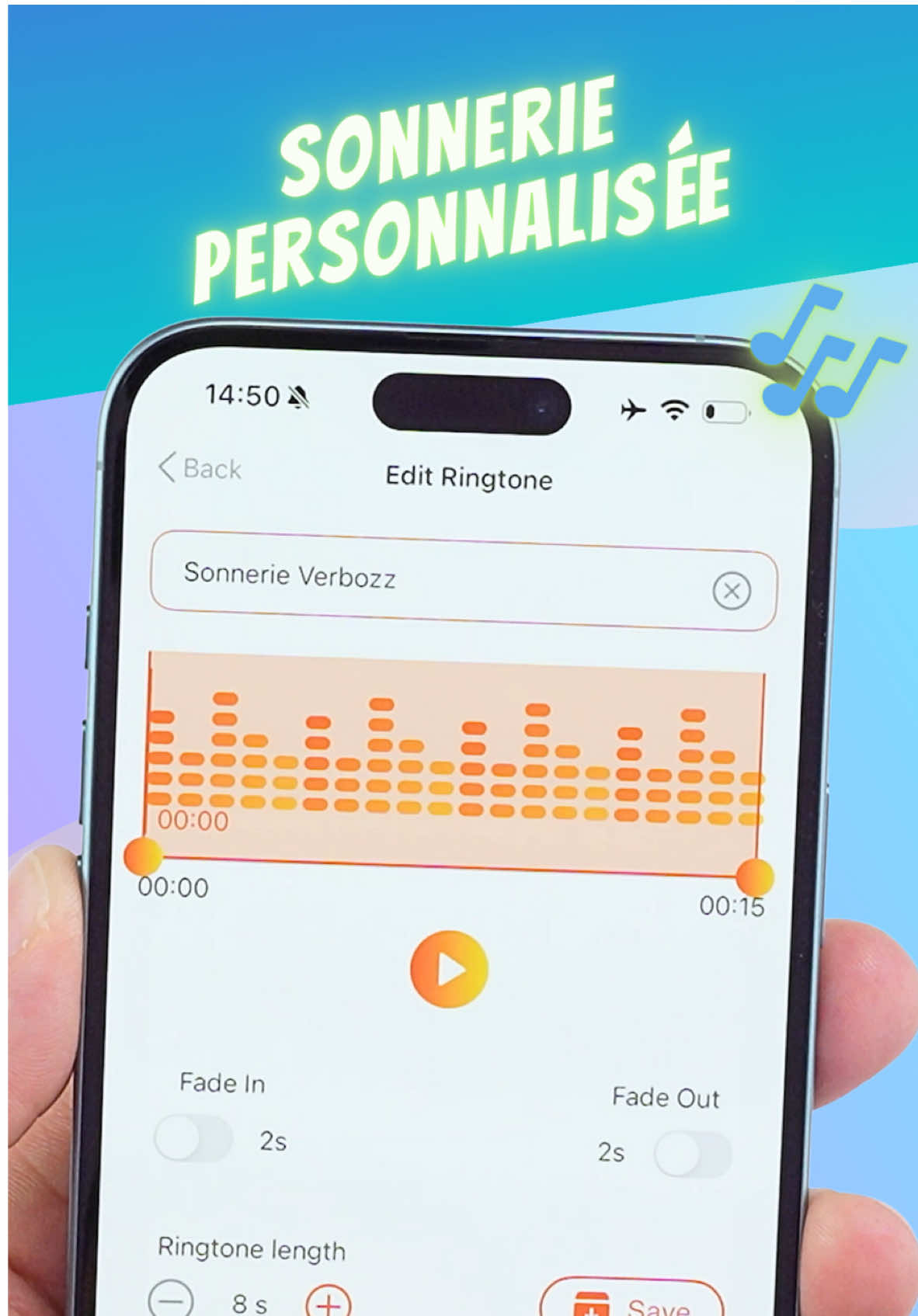 Enfin un moyen hyper simple de créer une sonnerie personnalisée sur iPhone ! #sonnerieiphone #iphoneringtone #sonnerie #ringtone  •coIIaboration commerciaIe avec Nota Ringtones•