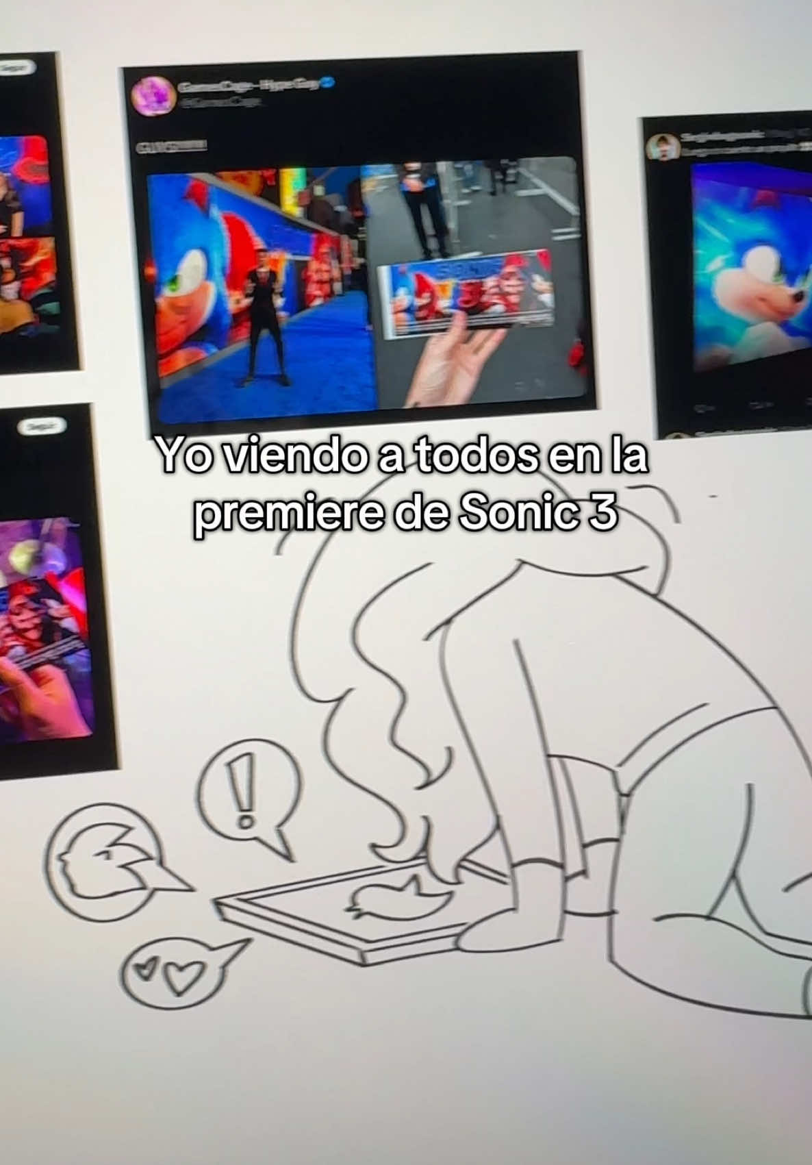 YO DEBERÍA ESTAR AHÍ!!! 😭 || insta:  @_animanova_ || #fyp #animanova #sonic #sonicmovie #sonicmovie3 #sonicthehedgehog #shadowthehedgehog #animatic #shadow #sega #paramount #premiere #meme #foryoupage 