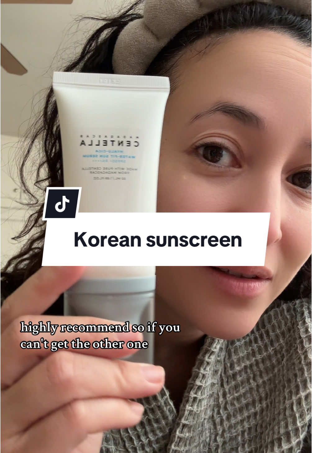 Favorite korean sunscreen hands down! Its like a moisturizer. #koreanskincare #sunscreen #koreansunscreen #madagascarcentella 