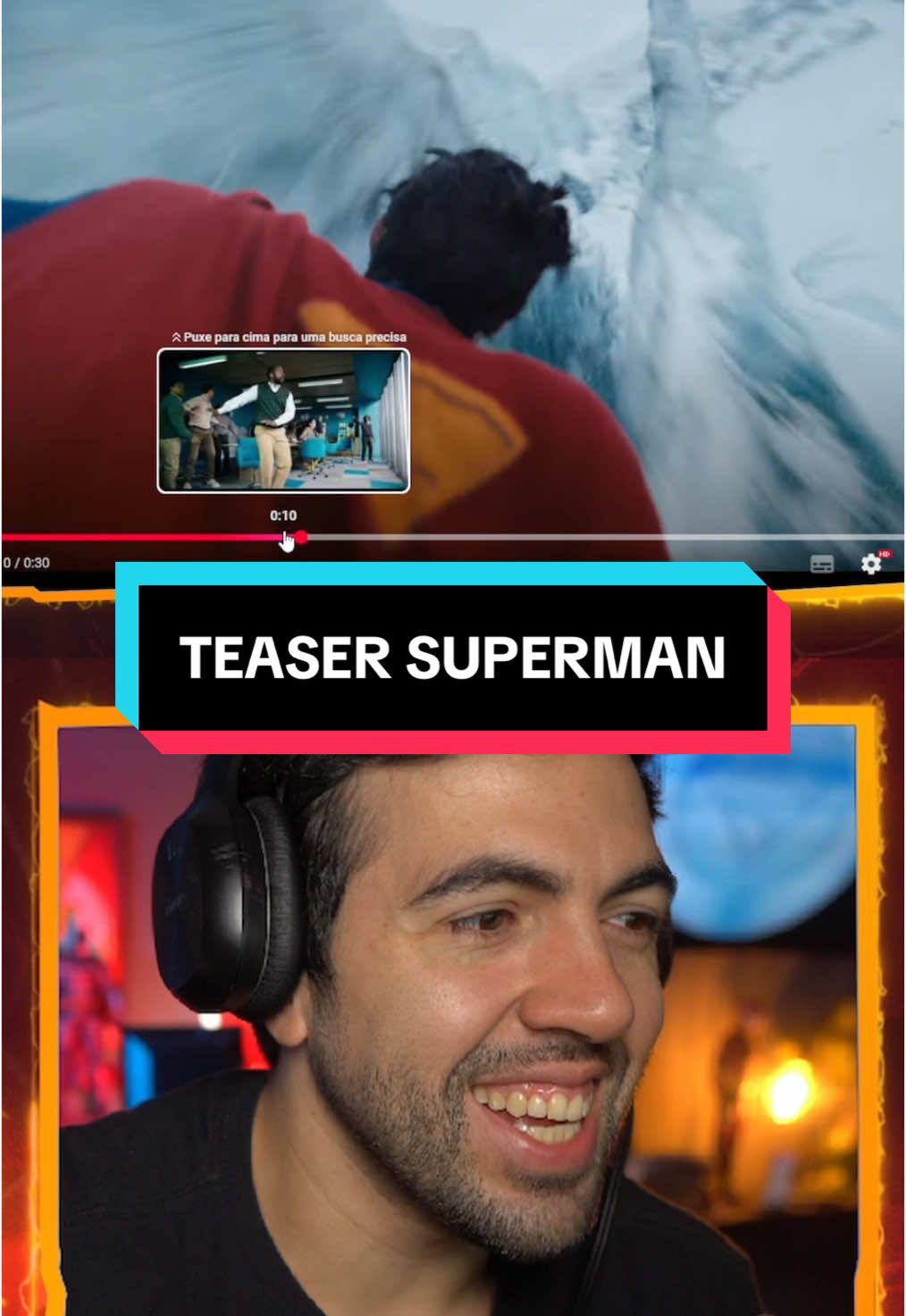 Saiu o primeiro teaser de #superman do #dcu de #jamesgunn !! O que você achou dessas primeiras cenas?