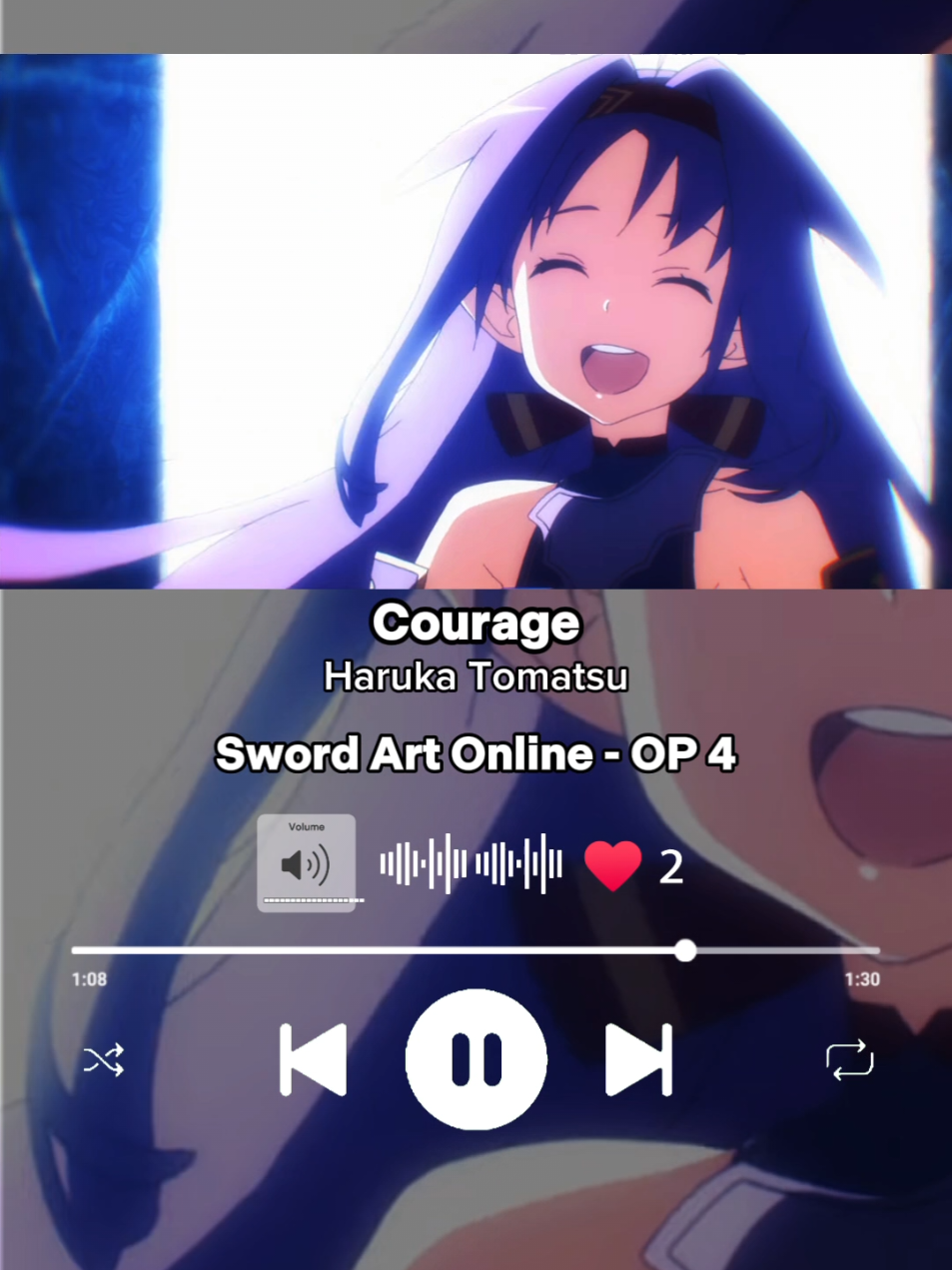 Sword Art Online OP 4 | Courage - Haruka Tomatsu | #Opening #Anime #animemanga #swordartonline #courage #harukatomatsu #swordartonlineanime #swordartonlinealicization #animeopening #Otaku #animefyp #animeedit #animetiktok #sar_musicsong #fyp #parati #viral