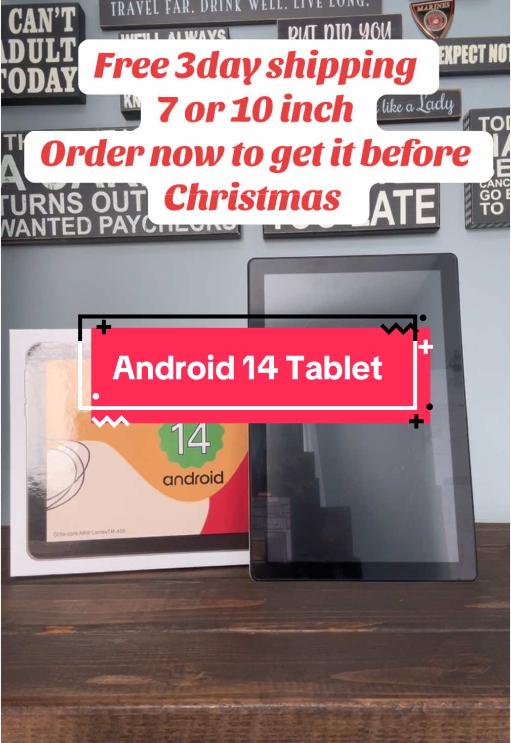 Aeezo Android 14 Tablet 7 or 10 inch, free 3 day shipping. #tablet #tablets #android #androiduser #kidfriendlytoys #android14 #tiktokholidaydealsforyou #tiktokmademebuyit 