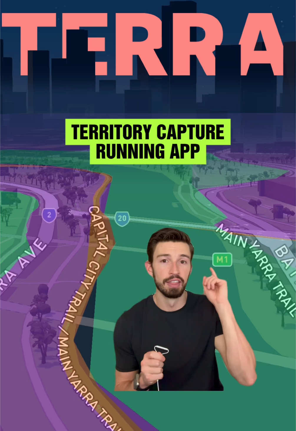 This running app just launched the coolest feature of 2024 👇 Think a combo of Pokemon Go and Snake, but for running… So the app is called @intvl and the new feature is called Terra. Basically when you go run, you capture territory on a real world map. Encouraging you to run new routes and capture more territory. But when someone runs through your territory, they now own it. It has leaderboards showing the territory users have and interactive maps showing who’s stolen what territory. Overall, it aims to gamify running in a way that doesn’t favor the elite runners. And this new feature led to INTVL becoming a top 15 health & fitness app. It’s an awesome feature, and if it sticks with users, I think it could be something big. #run #Running #runner #app #runningapp #fitnessapp #workoutapp #health #Fitness #workout #tech #intvl #terra