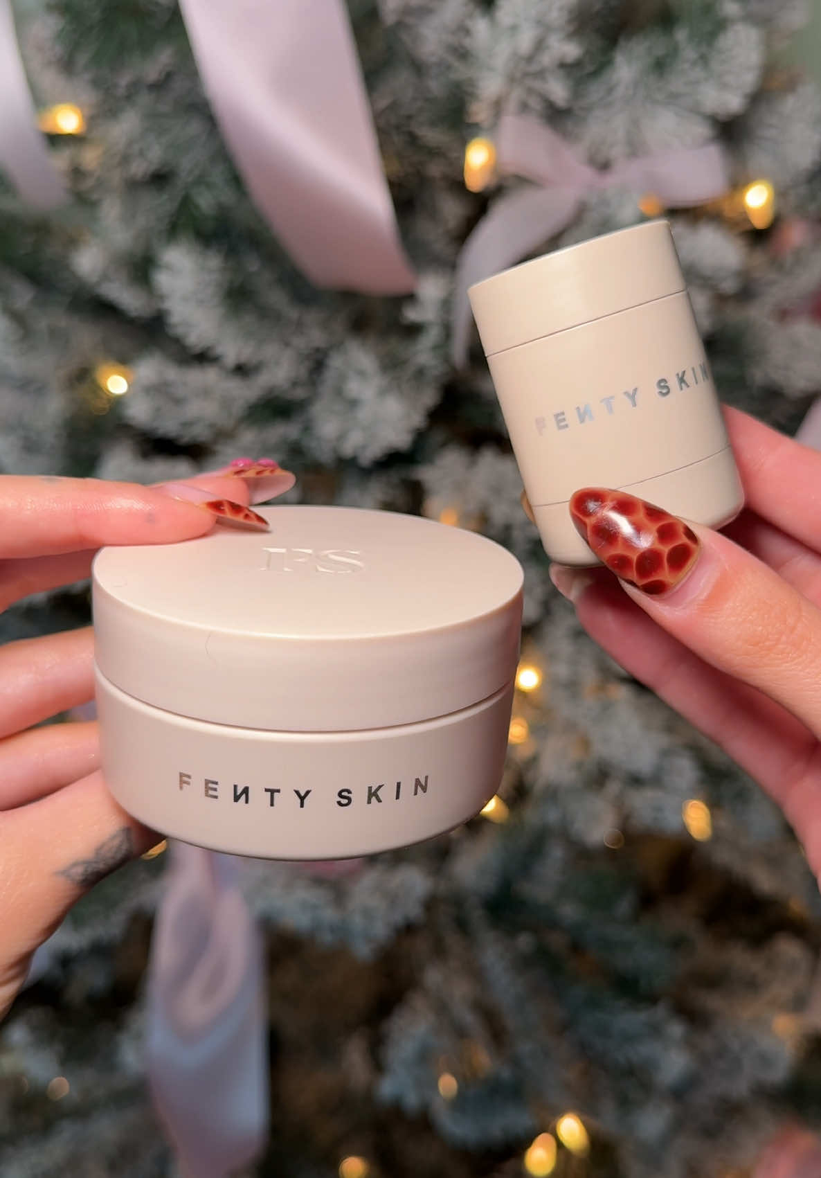 i dont know what they put in these.. but they smell insane! @Fenty Skin @Fenty Beauty  #tiktokskincareproducts #fenty #GlowUp #BeautyReview #unboxing #holiday #bestbodybutter #lipmask #limitededition 