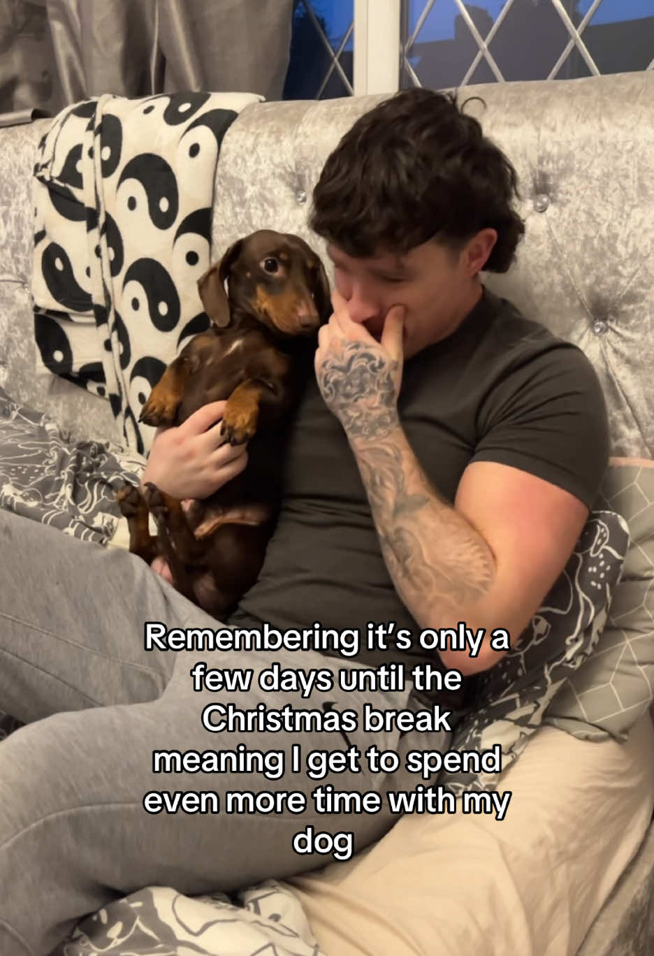 Few more days ⏰😂 #fy #dachshund #dachshundsoftiktok #sausagedog #pet 