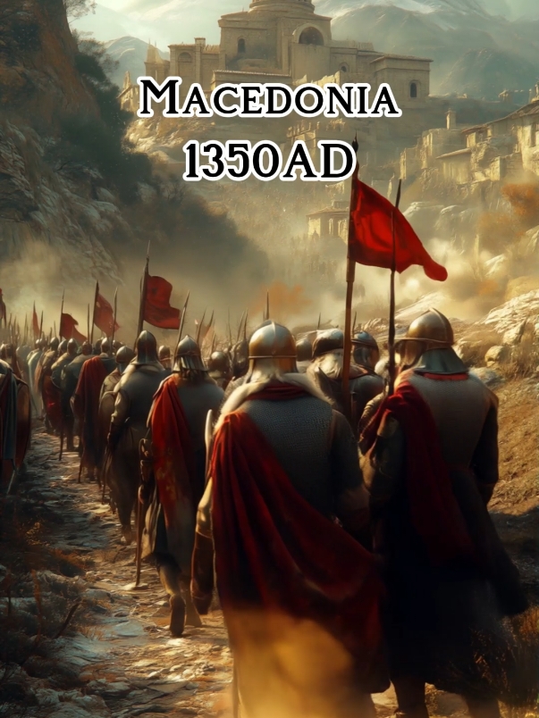 In 1350 AD, the region of modern-day Macedonia thrived as part of the Serbian Empire. Shaped by centuries of Byzantine influence, enduring Greek roots, and the cultural legacy of the First Bulgarian Empire, this land became a true crossroads of power and culture in the medieval Balkans. Rooted in the traditions of the Slavic people and the Orthodox Christian faith, Macedonia flourished with stone fortresses, monastic centers of learning, and trade routes that connected east and west. Cities like Ohrid stood as beacons of Slavic spirituality and knowledge, preserving ancient scripts and traditions, while Thessaloniki, with its rich Greek heritage and Byzantine grandeur, echoed as a cultural and religious hub nearby. It was a time when faith, ambition, and history intertwined, leaving an enduring mark on the heart of the Balkans... #history #macedonia #filmmaking #balkan #ai #byzantine 