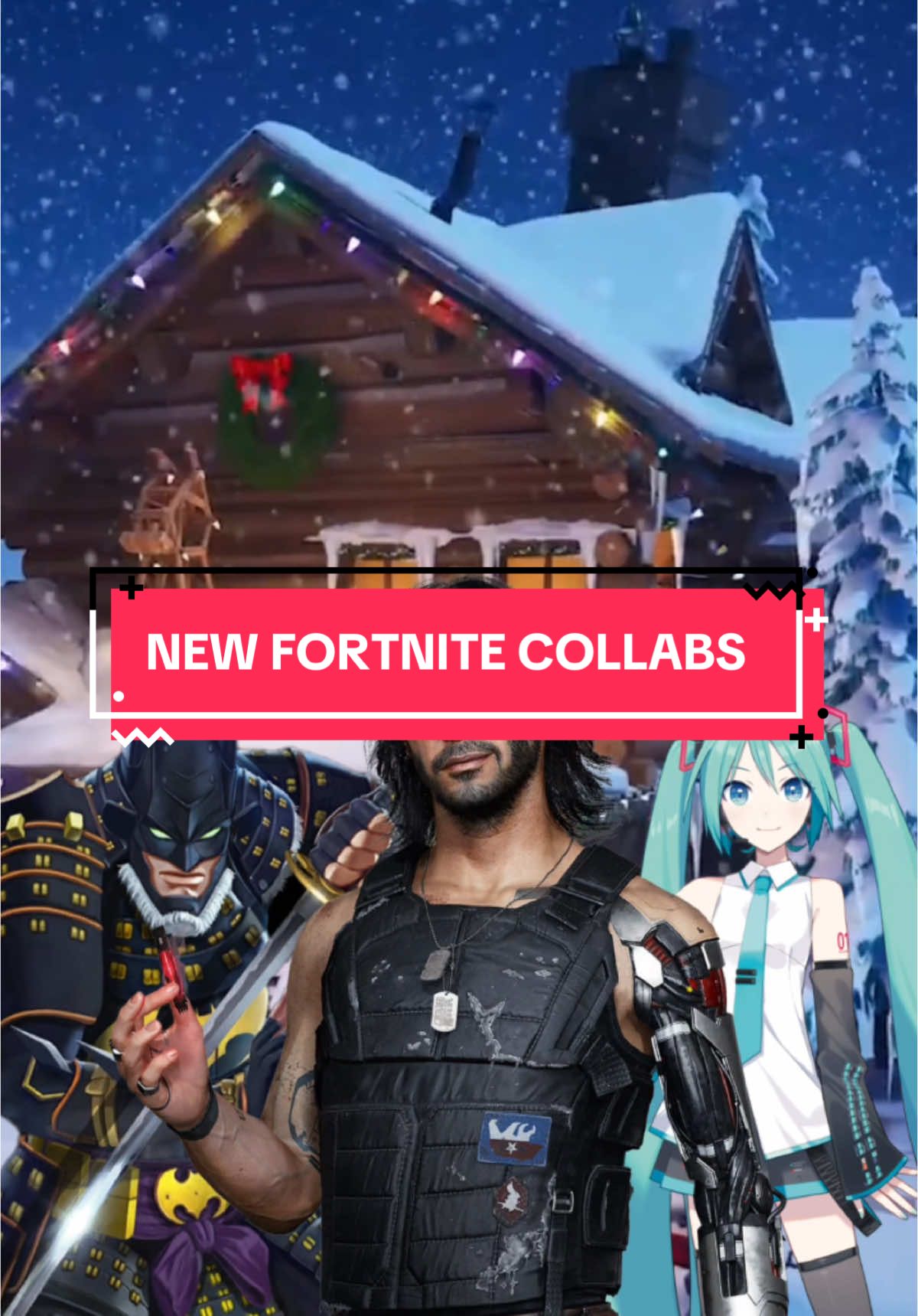 which new fortnite collab are you most excited for? it better not be skibidi toilet. #fortnite #fortniteskins #dc #batman #batmanninja #harleyquinn #starwars #darthvader #mariahcarey #christmas #winterfest #santa #cyberpunk 