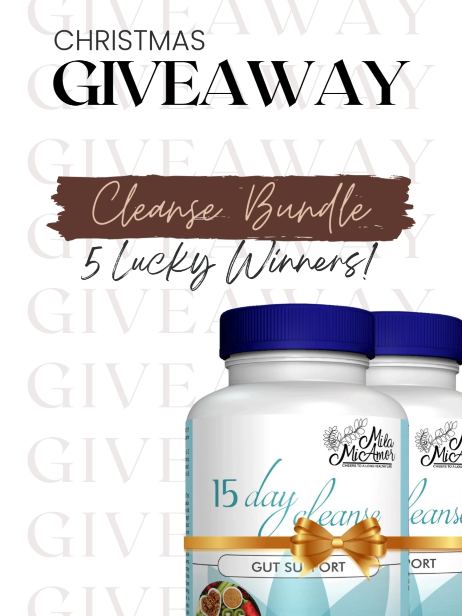 It's the Holiday Season, and for our lovely family, we have found a New and Fun way to Cleanse - Giveaway!! We are givingaway our 