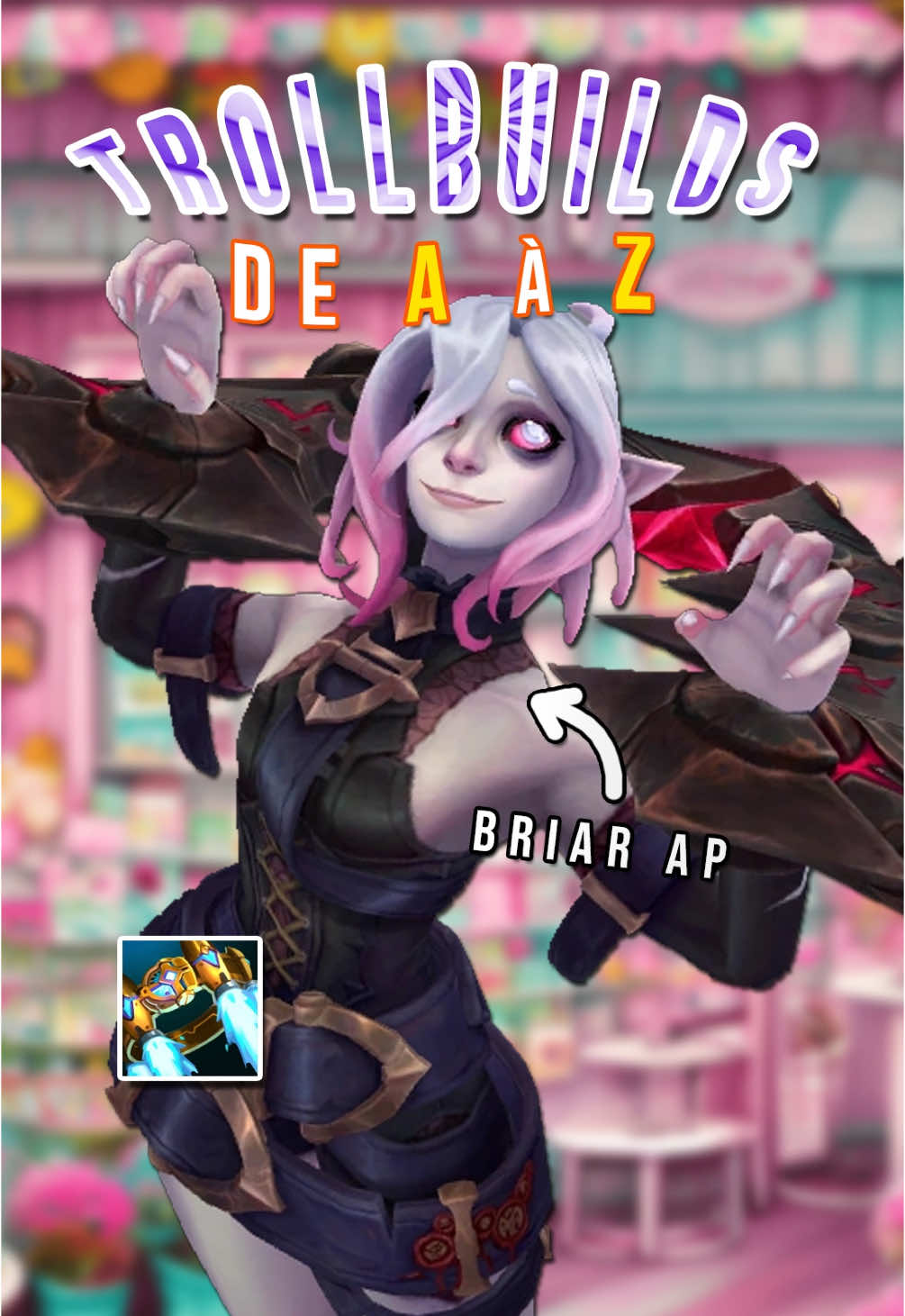 BRIAR AP est le PIRE Trollbuild ?! 👹 Tous les soirs en live de 20h à 00h (lien en bio !!) #leagueoflegends #leagueoflegendsfr #leaguetok #twitchfr #trollpick #theorycrafting #trollbuild #briarlol #briar