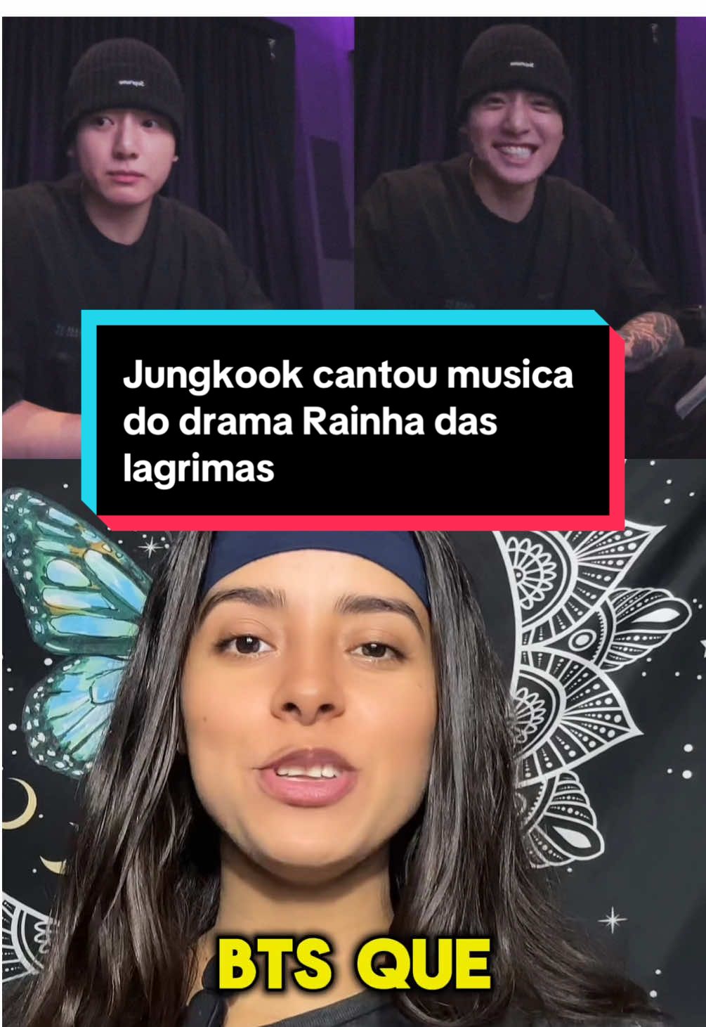 JungKook abriu uma live no Weverse e interagiu e cantou varias musicas e uma delas foi a ost de Rainha das lagrimas , avisa que ele é dorameira !!  #queenoftears #doramas_asiaticos #btsarmy #jungkook #armybts #doramasbrasil 