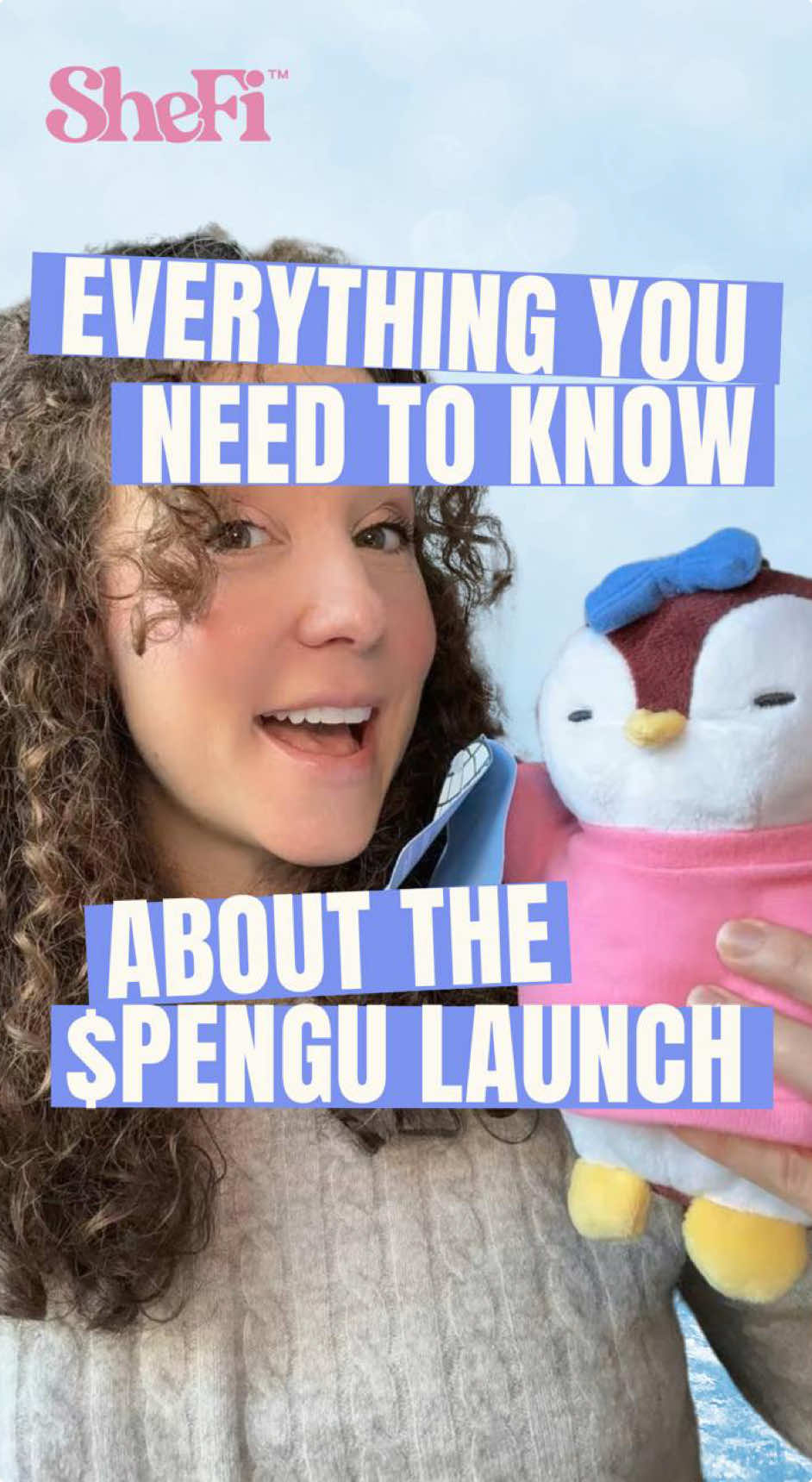 Brrrrr! 🧊🐧 Did you hear? The super popular NFT project @pudgypenguins has finally dropped their token: $PENGU! This is super exciting for the crypto space, as the penguins have made it to the mainstream. The plushes are available at stores like @target! Web3 will continue to grow and foster community in 2025. Are you in?!  Join SheFi! #cryptonews #bitcoin #womenincrypto #pudgypenguins #pengu #nft 