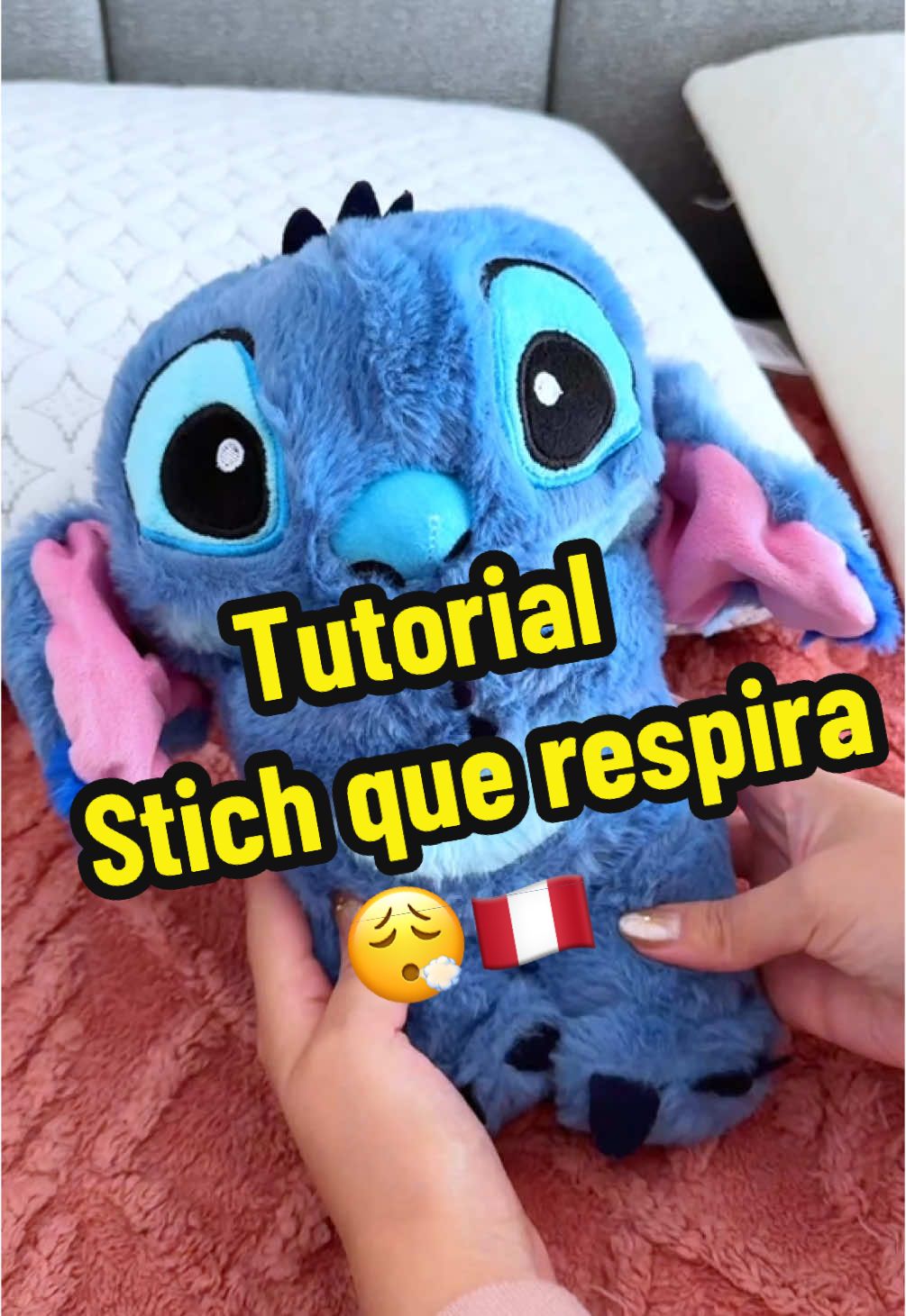 Tutorial Stich Que Respira 😮‍💨🇵🇪  #peluche #stitch #respira #stitchquerespira #stichquerespira #bring #brig #tierni #kawaii