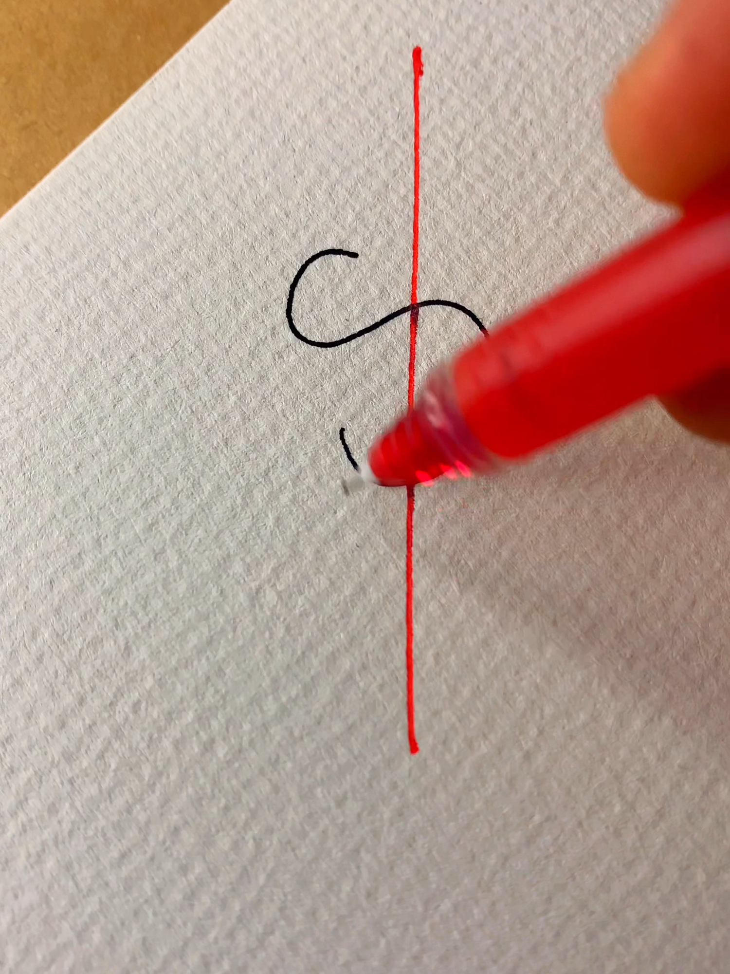 How to sign letter S?