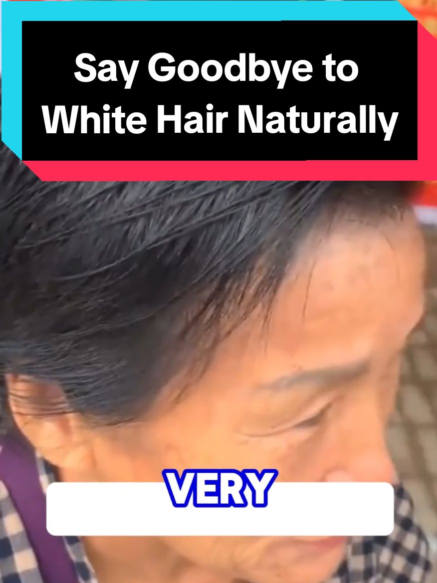 Say goodbye to white hair. It will be black again. #greyhairs #greyhair #grayhairsolution  #grayhair #hairgray #whitehair #recipes  #greyhairdontcare #grayhairdontcare #grayhairsolution  This powerful natural remedy will darken your hair, and also make it grow very quickly. #Recipe #remedy #naturalremedy #naturalremedies 