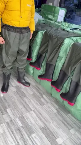 Ủng liền quần cao su 2 lớp siêu dày chống nước 100%, chọn size theo kích cỡ giày bình thường