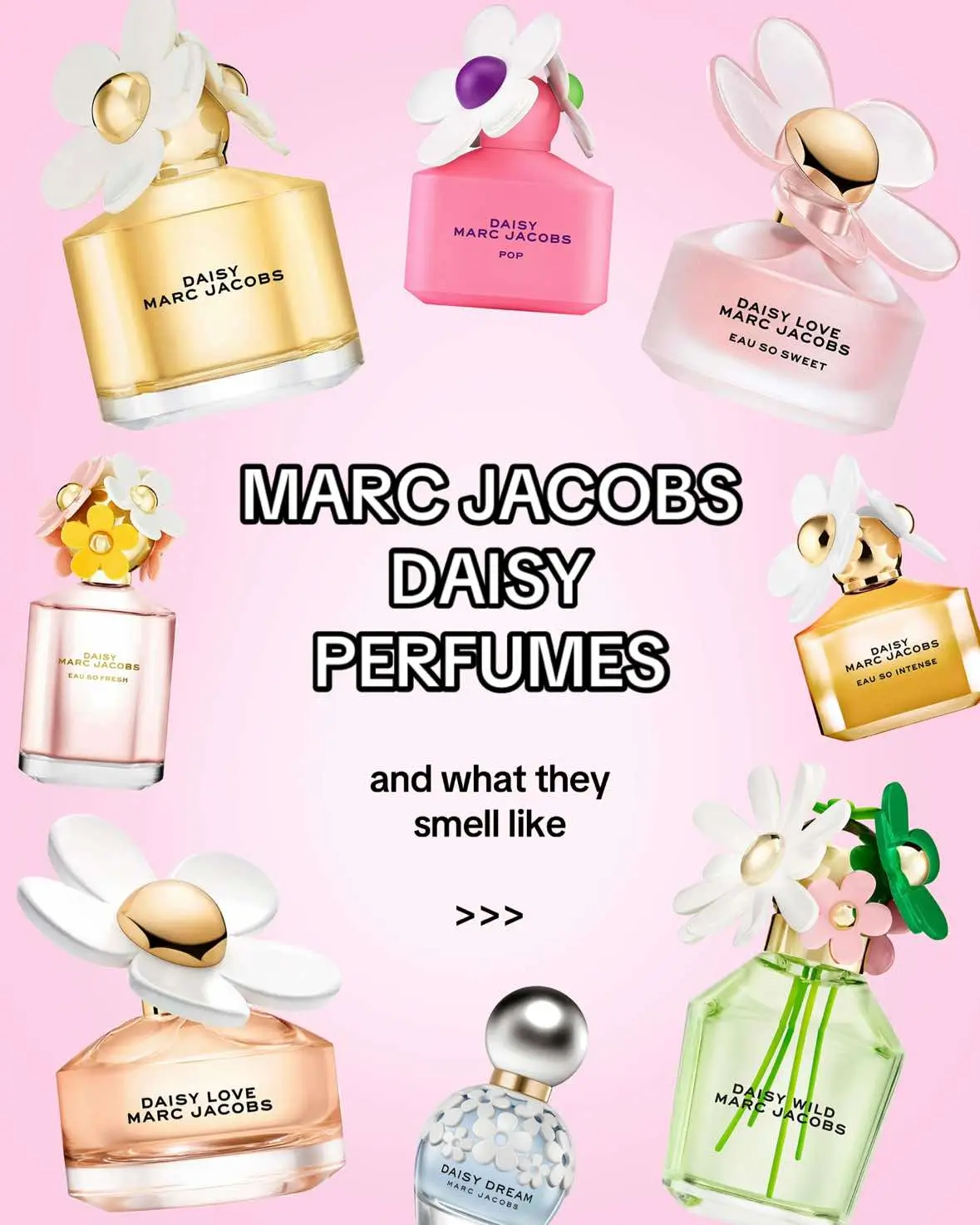 Marc Jacobs Daisy, Daisy Wild, Daisy Love #perfume #perfumetiktok #perfumetok #fragrance @MarcJacobsFragrances 