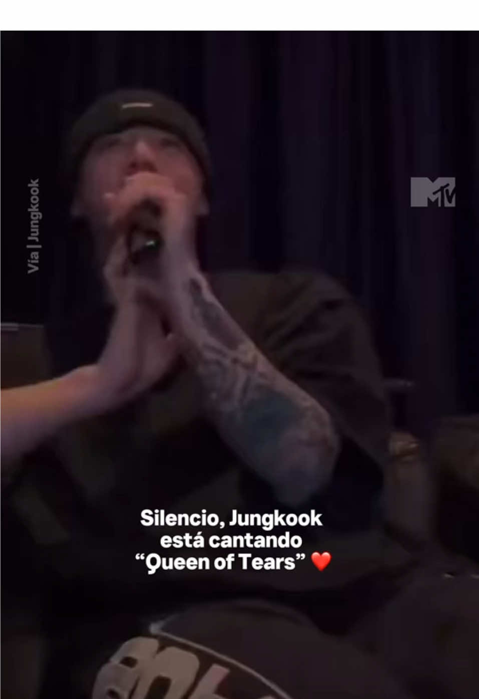 @AbjkMRstY regresó a casa (hizo live) después de un año y mi vida empezó a sonar así ✨❤️‍🩹🕺🌅🫂🥰 #MTVMúsica #Jungkook #BTS