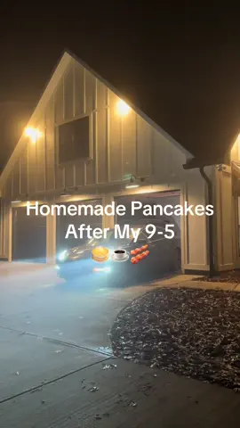 Homemade pancakes after my 9 to 5 #Vlog #dayinthelife #cookingvlog #outdoorcooking #blackstone #fyp #backyardvibes #backpatio #5to9afterthe9to5 