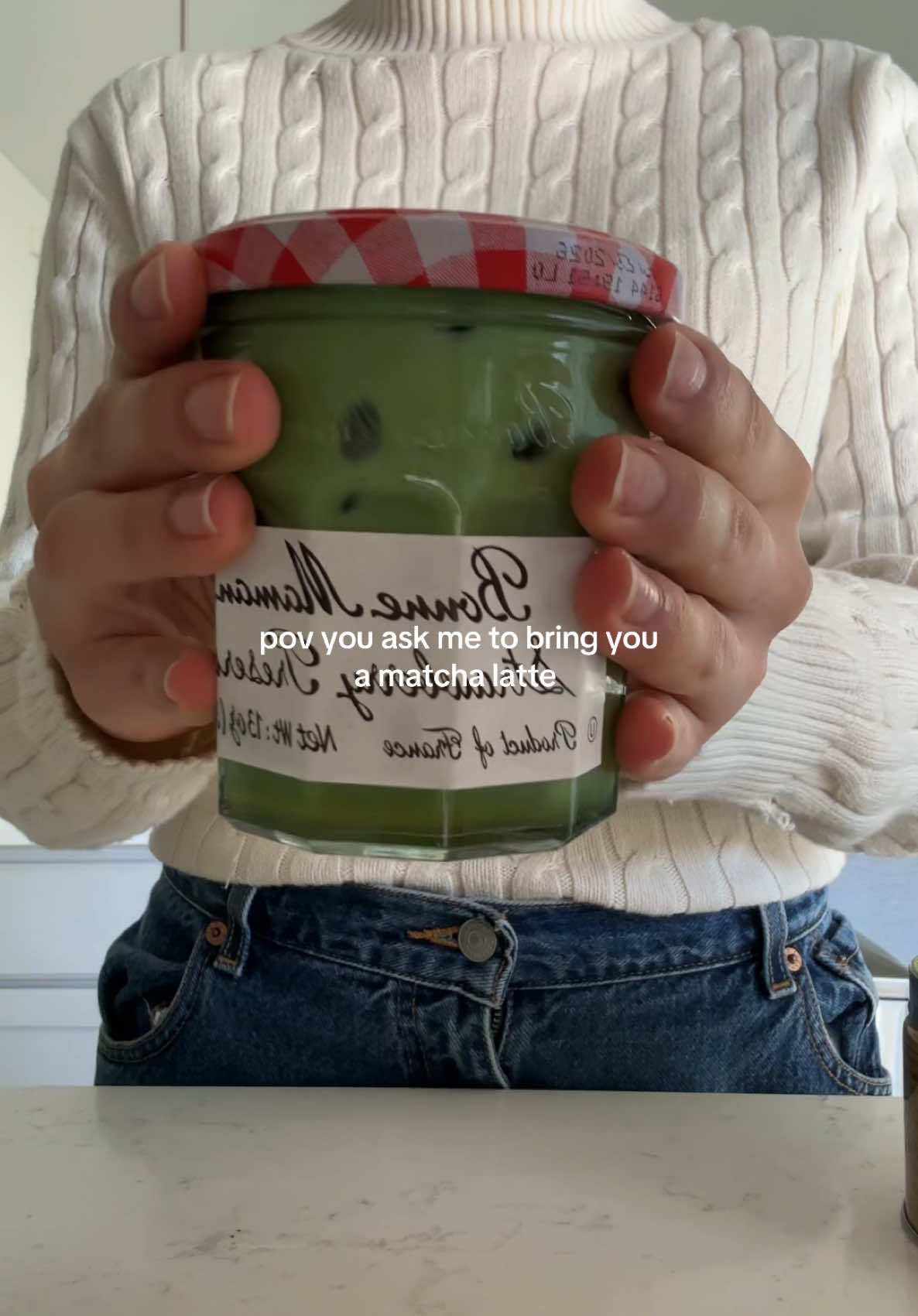 i always save these jam jars 💌  #matcha #matchalatte #fyp #matchagirl #matchatok #aesthetic 