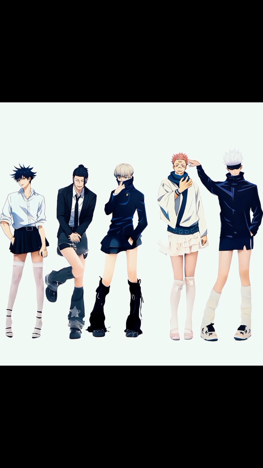 JJK Fashion Week LOL 😄 | quick edit...  #jujutsukaisen #jjk #jjkmanga #gojo #megumi #inumaki #geto #sukuna #w #diva #fanart #kamesquad #tosusquad #animetiktok 