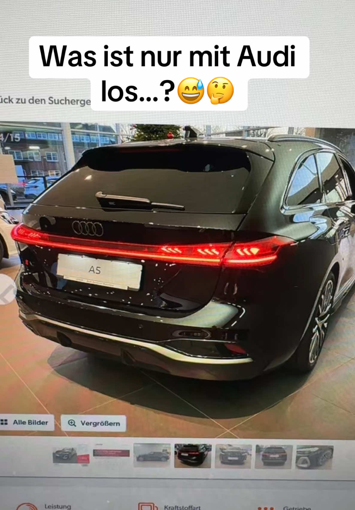 Schon echt etwas komisch 😅😂 #audi#a5 