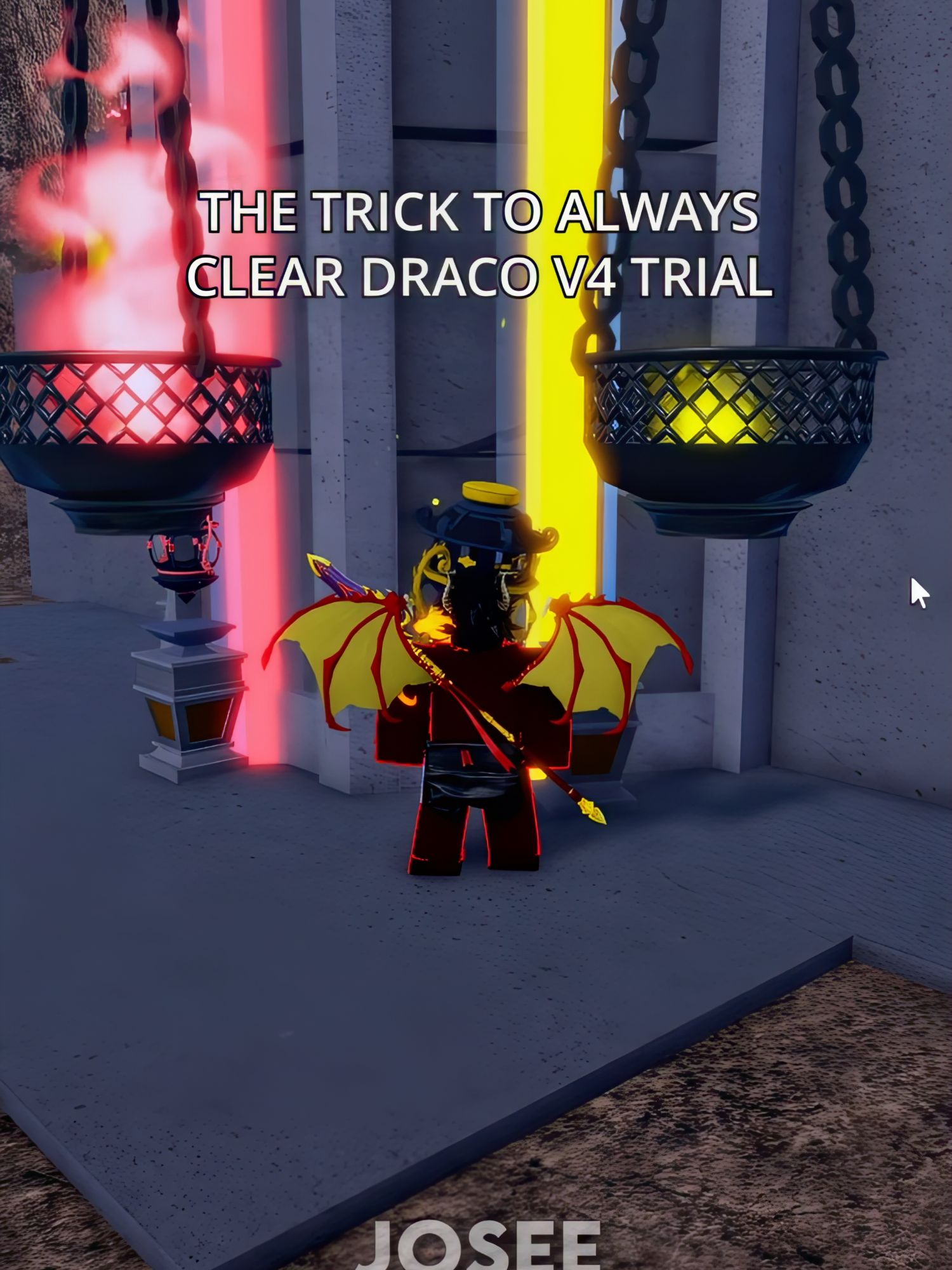 NEVER FAIL DRACO V4 TRIAL with this TRICK 🤯#bloxfruits #roblox #fyp