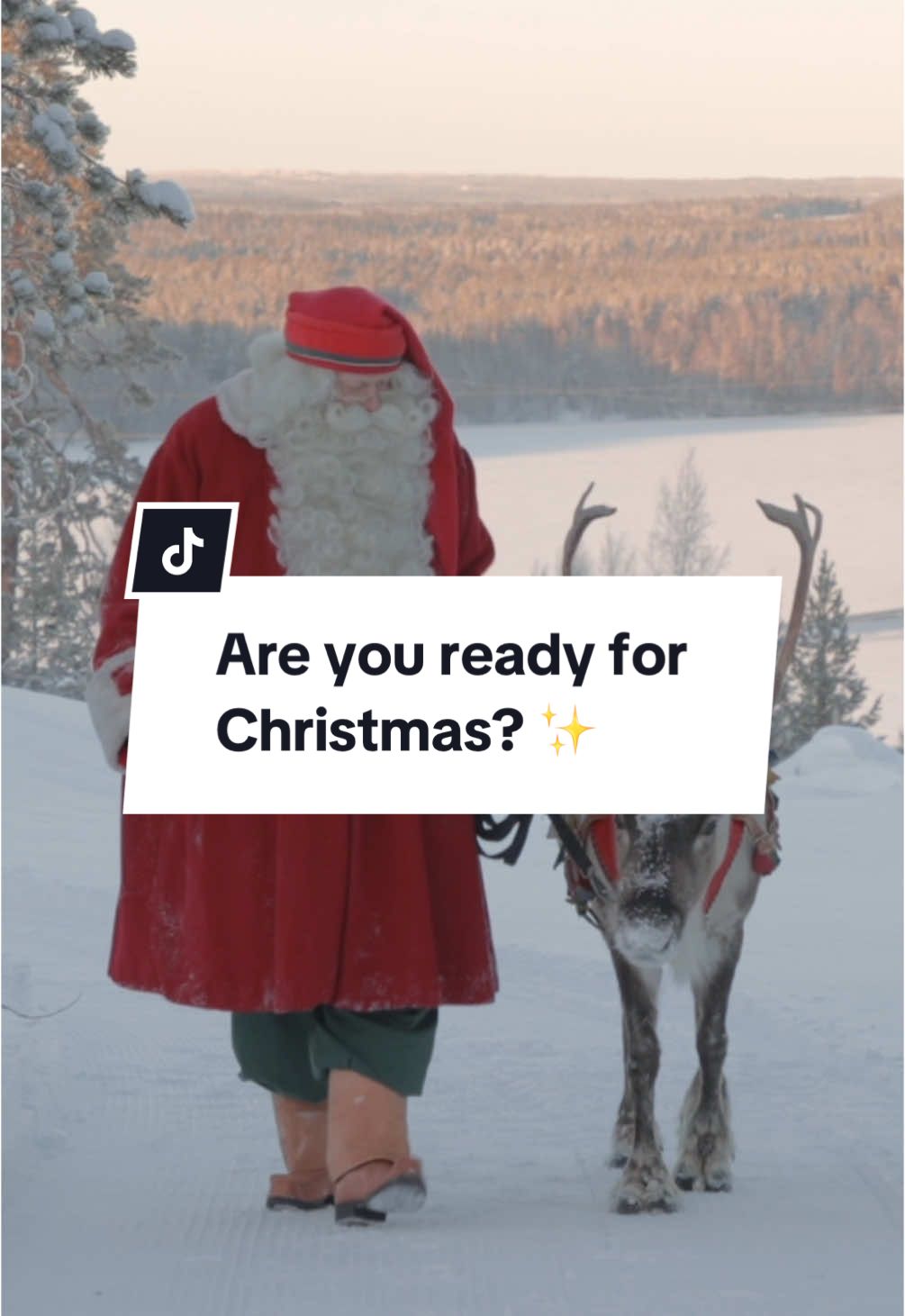 Are you ready for Christmas? 😍✨ Soon Santa Claus begins his magical journey! Join us on December 23rd at 19:30, either here at the Arctic Circle or via livestream from anywhere in the world! #santaclausoffice #santaclausvillage #arcticcircle #visitrovaniemi #santaclaus 