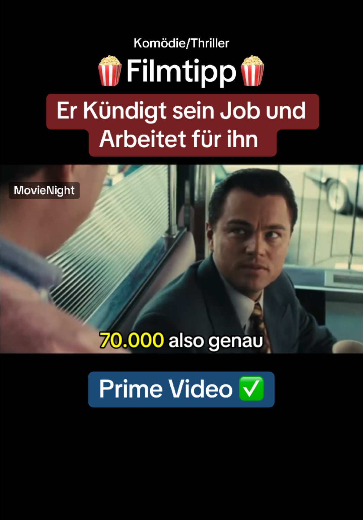 Er Kündigt sein Job und Arbeitet für ihn 🍿 - The Wolf of Wall Street #fypシ #TheWolfofWallStreet #primevideo #fyp #thriller #fpyシ #viralllllll 