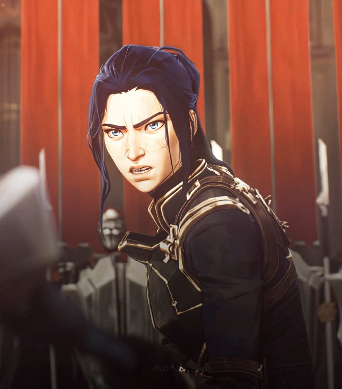 they knew what they were doing when they gave caitlyn that ponytail     [ ac reavesaudios ] #caitlynkiramman #caitlynkirammanedit #arcane #arcaneedit #arcaneleagueoflegends #viarcane #arcanevi #jinxarcane #arcanejinx #edit #fyp #aftereffects 