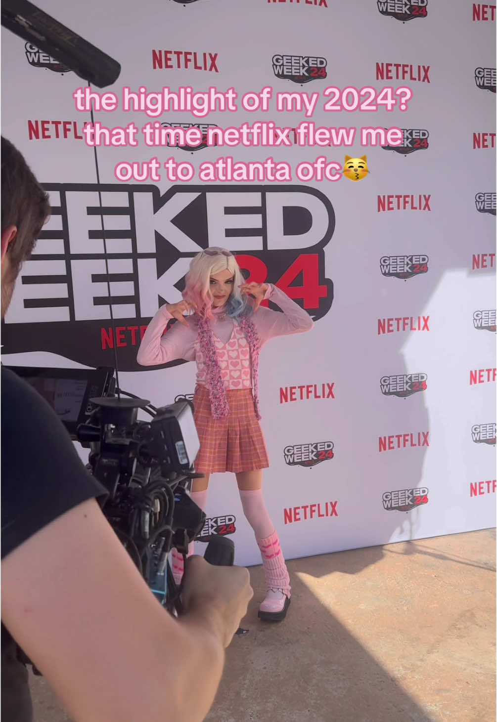 throwback to the coolest thing ive ever been invited to @Netflix Geeked #cosplay #arcane #netflix #fyp @Yaya Han @Dimi @CESAR DAVID @TheBackpackKid 