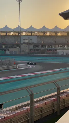 Watching f1 cars with the sunset > #f1 #formula1 #abudhabi #abudhabigp #grandprix 