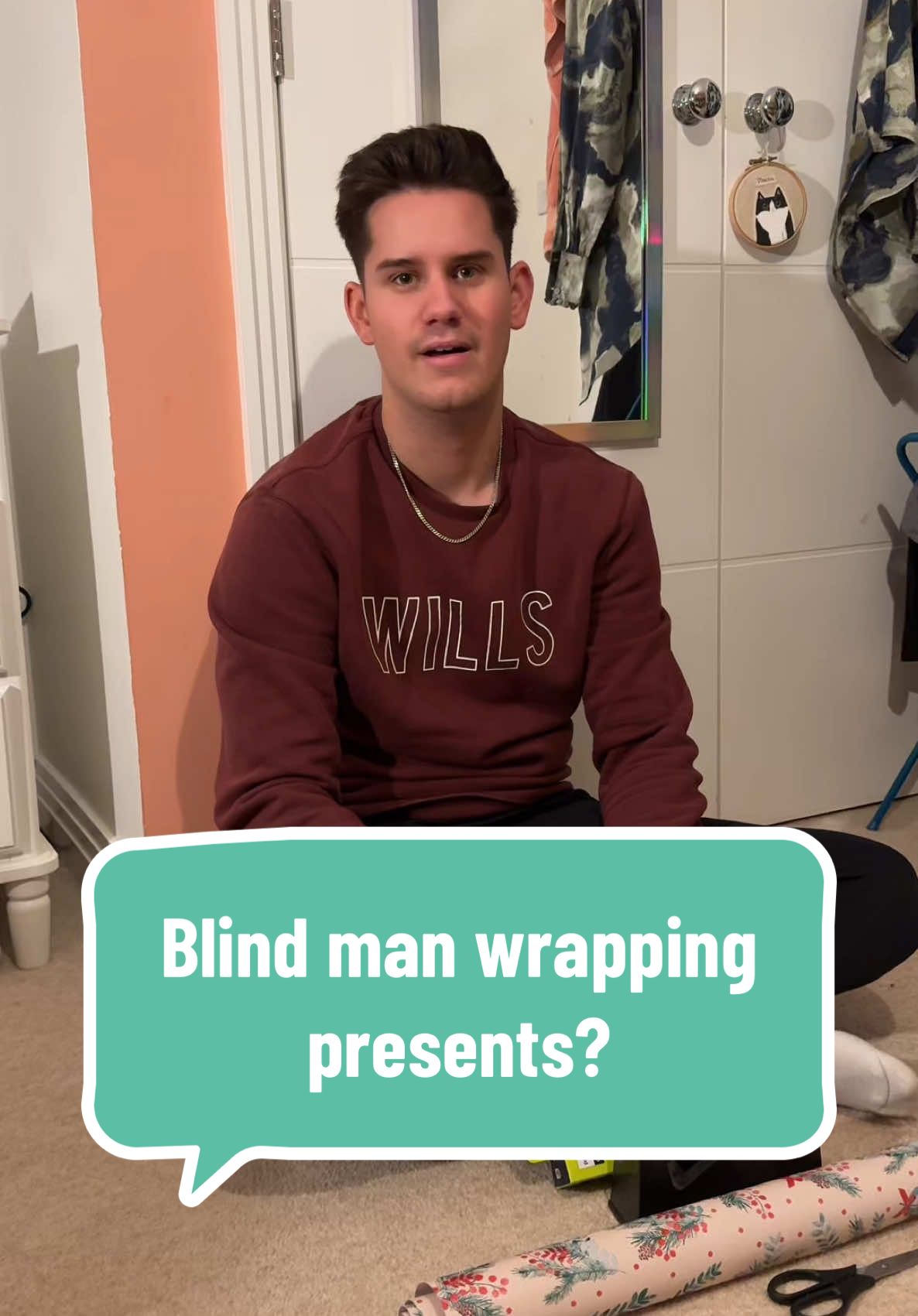 Could’ve gone better #blind #christmas #presents