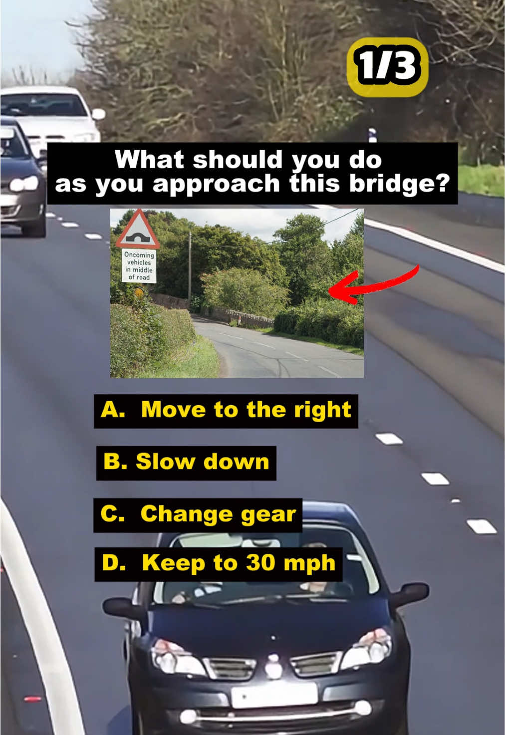 Follow for more driving knowledge 🎯 #roadsigns #theorytest #theorytestuk #drivinglessons #fyp 