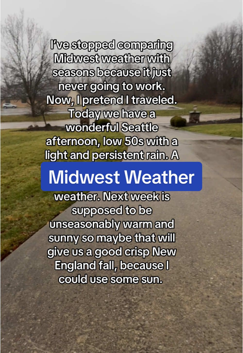 I love traveling the country from the comfort of my driveway #midwest #weather #midwestlife 