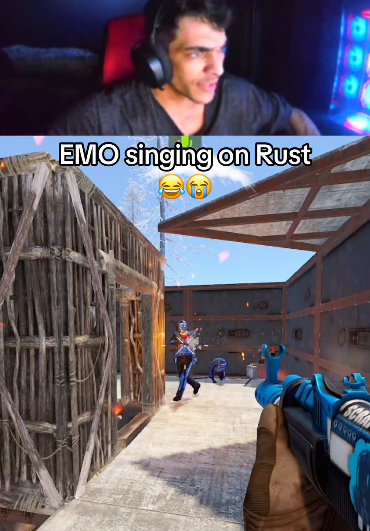 Merilly we falll 😭💀☠️ #fyp #rust #rustgame #rustclips #gaming 