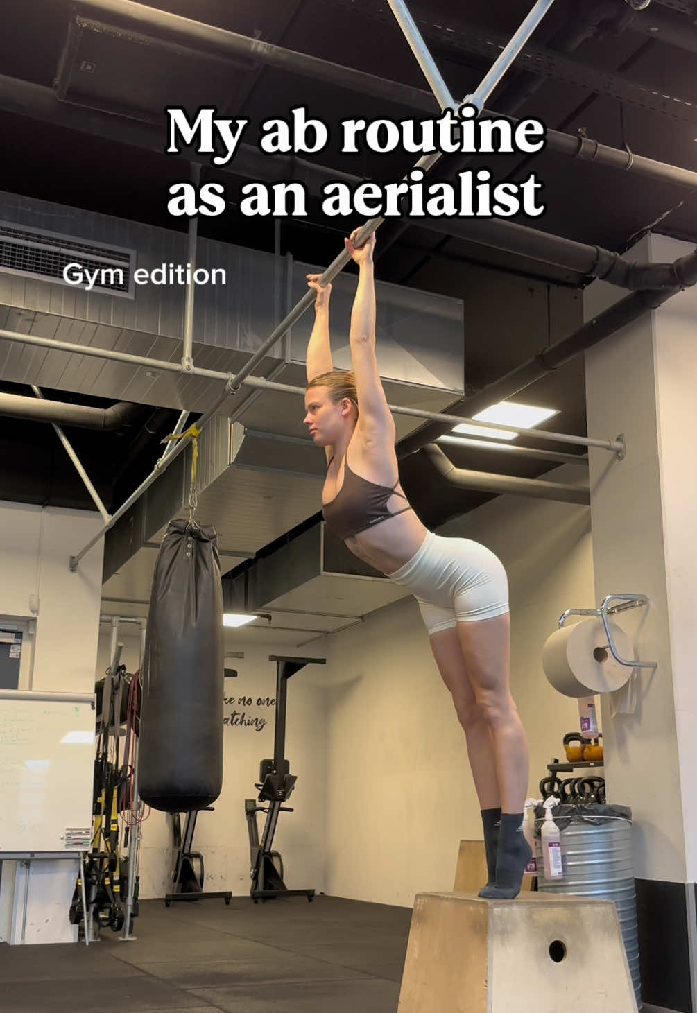 I never train abs on the floor.  #aerialist #abroutine #gymmotivation #calisthenics #CapCut 