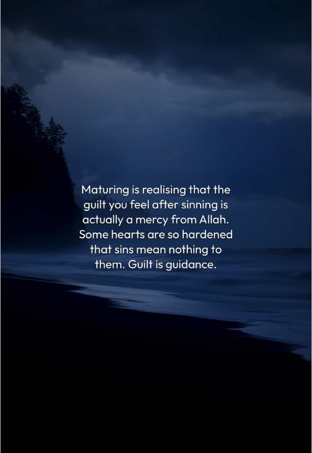 The guilt you feel after sinning is actually a mercy from اللّٰہ, 🌷 #islamicvideo #islamicreminders #fypシ゚ #fyp 