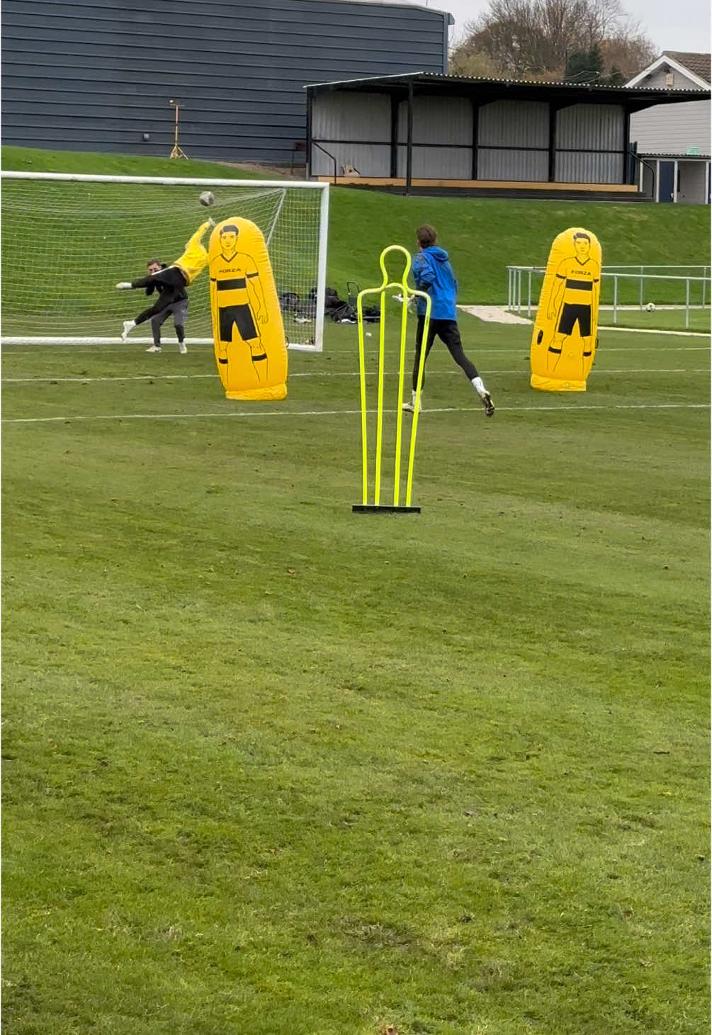 That finish from @Gino | GK Content 🧤 🤯👏🏼 #fyp #goalkeeper #foryou 