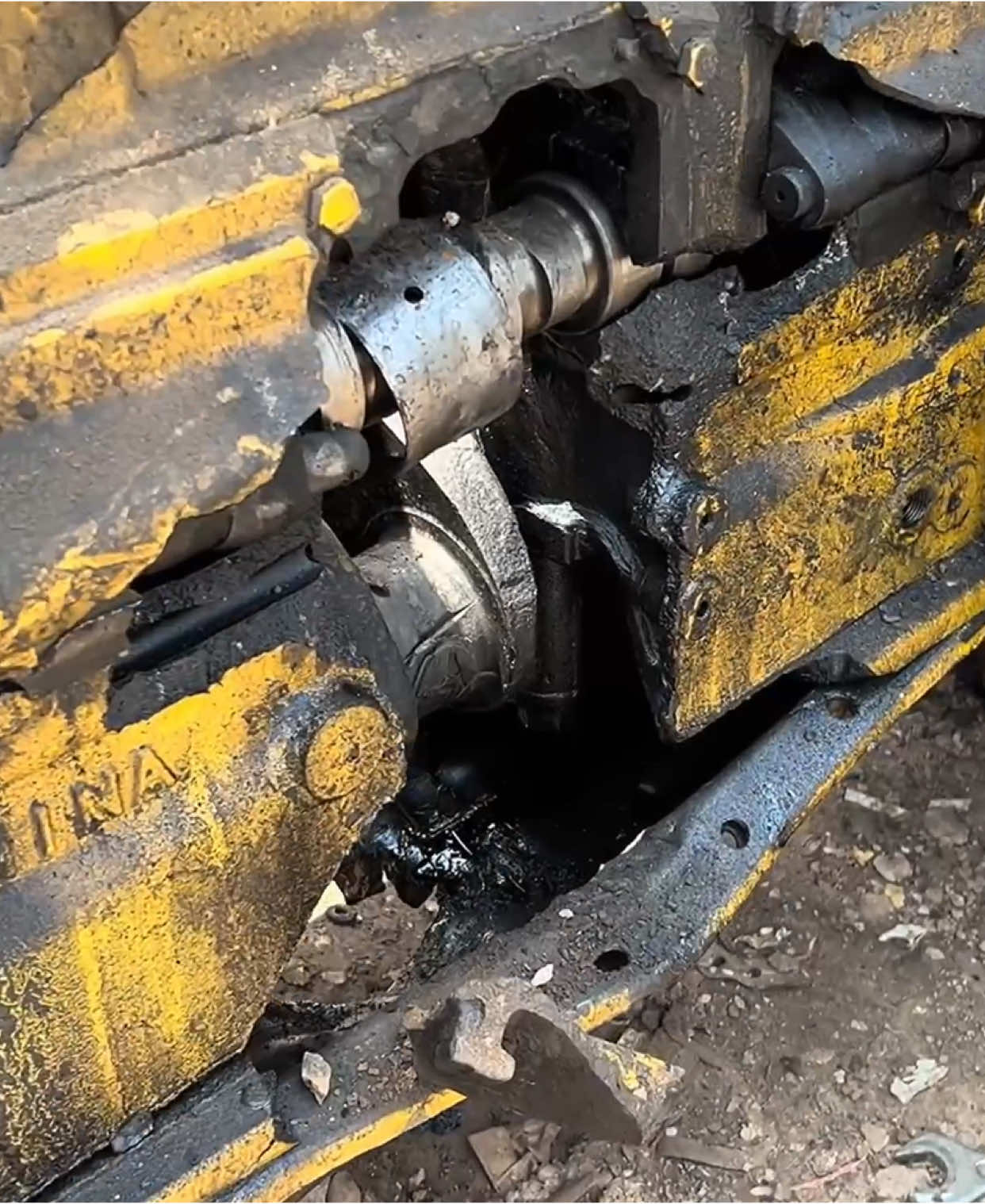 Komatsu Dozer Engine Broke due to Overheating now how Expert Mechanics Repair Engine Amazing process #foryou #fyp #repair 