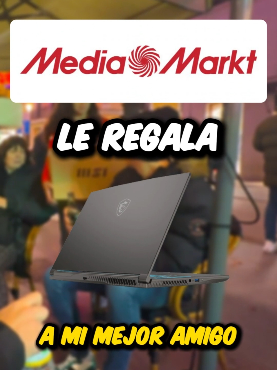 MediaMarkt nos hace un regalo 🎁 #arrozydesgracias #navidad #regalo #mediamarkt 