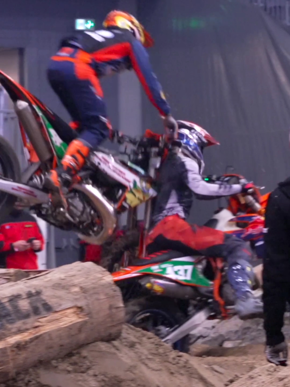 Best of Junior Class, full of #DirtBikeFails 💀 · #SuperEnduro #Dirtbike #Motocross #enduro #dirtbikefail #gliwice #hardenduro #extremeoffroad #endurolife #crash #fail #show 