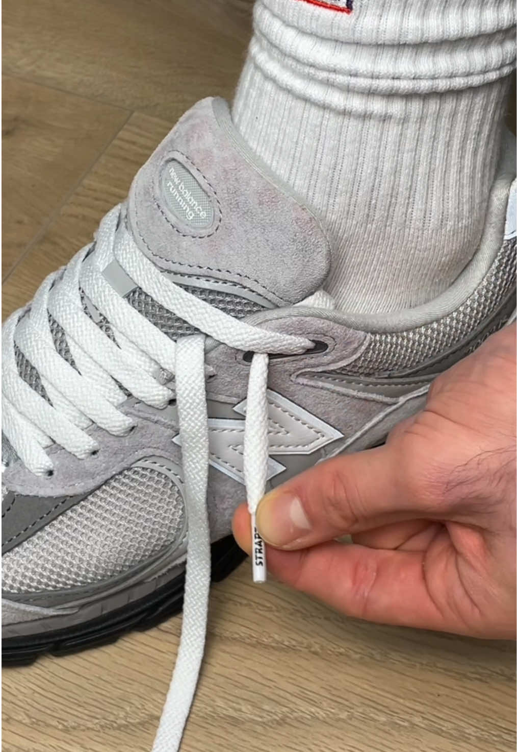 Replying to @Jmmcr This is How to Loose Lace your New Balance 2002R without them coming undone! 🫡 Let me know down below what lacing tutorial you want to see next! 🤔⬇️  #newbalance #newbalance2002r #howtolace #shoelaces #sneakers #strapzlaces #laceswap #lacingtutorial #looselace #howtotiktok #foryou #viralvideos #trainers