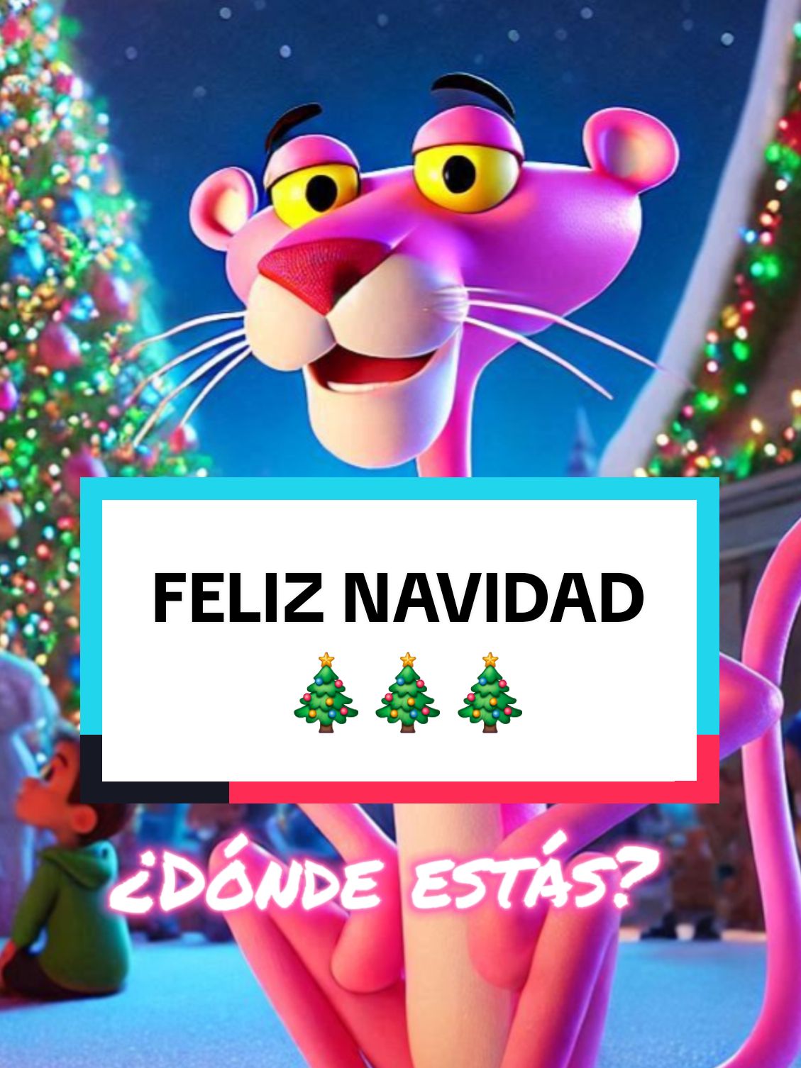 Con humor 😅#panterarosa #humor #feliznavidad #navidad #risas risas