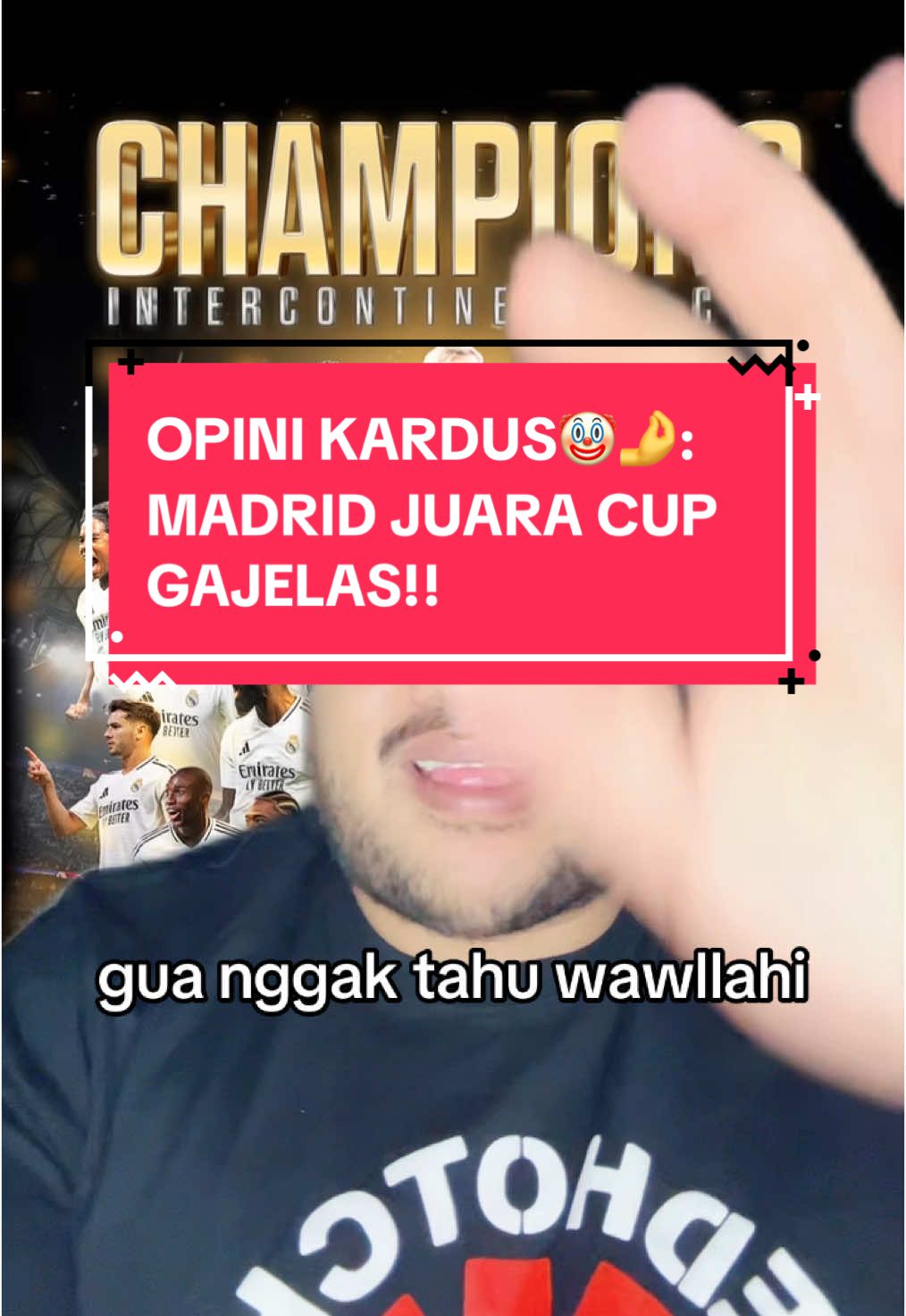 OPINI KARDUS🤡🤌: MADRID JUARA CUP GAJELAS!! Gausah bangga tolong  #realmadrid #demit #champion #football #footballtiktok #olahragatiktok #fyp #foryou #foryoupage #trending #viral #lewatberanda 