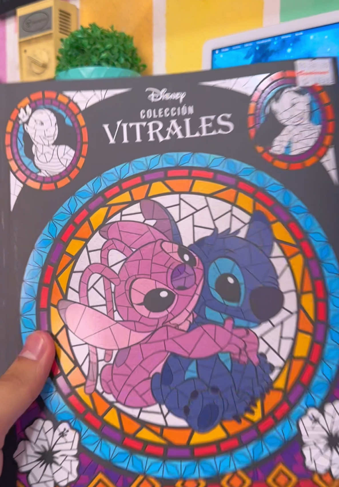 Vitrales x2 #art #arte #artista #gueelart #colorear #vitrales #disney #smile 