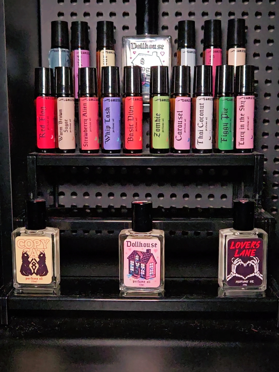 An obsession you don't have to feel guilty about! 😍 @Zomething Strange makes some high quality and affordable perfumes.  #zomethingstrange #perfume #perfumerollon #perfumetok #perfumesyouneed #rollonperfume #tiktokshop #tiktokfinds #perfumerecommendations #supportingsmallbusiness #supportingsmallbusinesses #perfumetiktok #perfumecollection #smallcontentcreator #wisconsingirl #midwestgirl #microinfluencer 